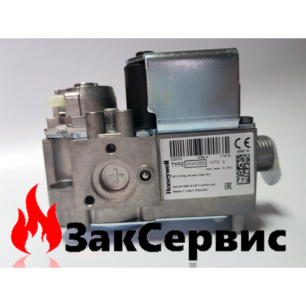 Газовий клапан Ferroli Domina, Domitop, Domicompact, New Elite - 39804880 VK4105G1070