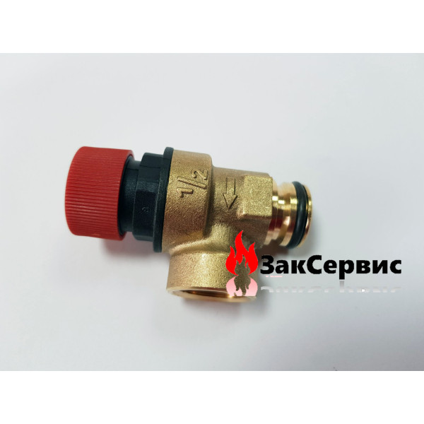 Запобіжний клапан (латунь) на газовий котел Immergas Nike Star, Eolo Star, Nike Mini 1.016135 Запобіжний клапан (латунь) на газовий котел Immergas Nike Star, Eolo Star, Nike Mini 1.016135