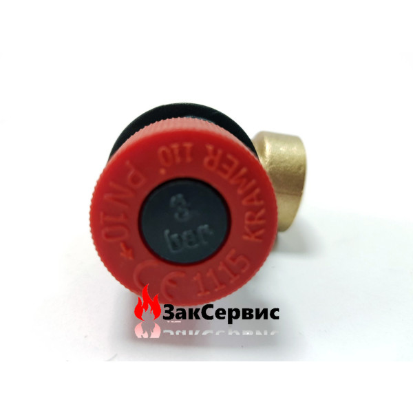 Запобіжний клапан (латунь) на газовий котел Immergas Nike Star, Eolo Star, Nike Mini 1.016135 Запобіжний клапан (латунь) на газовий котел Immergas Nike Star, Eolo Star, Nike Mini 1.016135