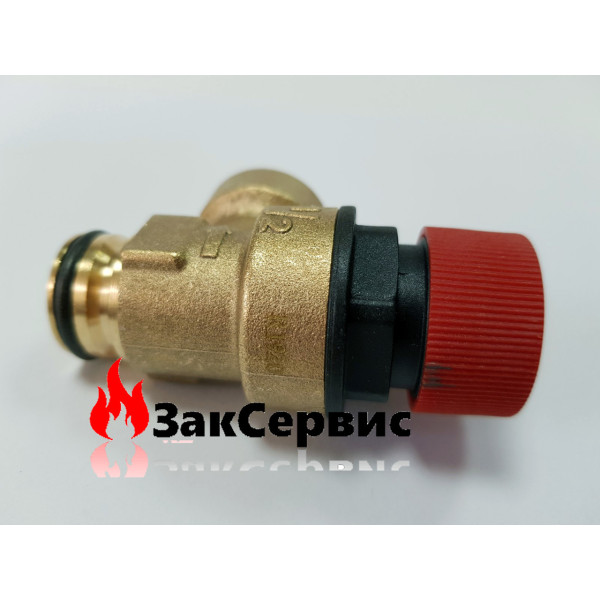 Запобіжний клапан (латунь) на газовий котел Immergas Nike Star, Eolo Star, Nike Mini 1.016135 Запобіжний клапан (латунь) на газовий котел Immergas Nike Star, Eolo Star, Nike Mini 1.016135