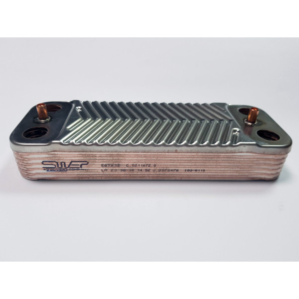 Вторинний теплообмінник 12 пластин на газовий котел Demrad Aden BKB/HKB 124,Nitron HK/BK 124 3003200025