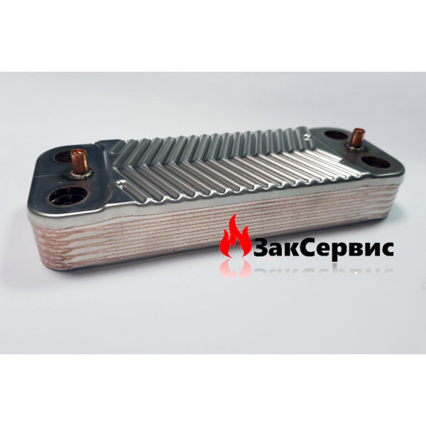 Вторинний теплообмінник 12 пластин на газовий котел Demrad Aden BKB/HKB 124,Nitron HK/BK 124 3003200025