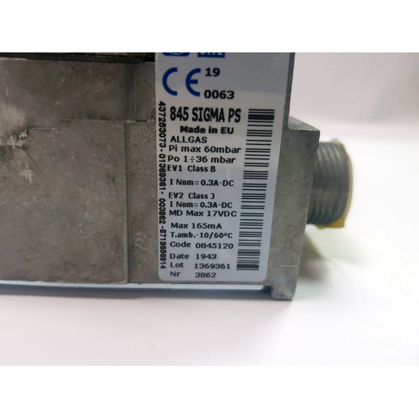 Газовий клапан Sit 0.845.120 на котел Bosch Gaz 6000 18-24 кВт, Buderus U072-24k 8737602856