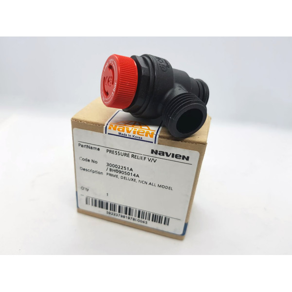 Запобіжний клапан 3 бар на газовий котел Navien Deluxe, NCN30002251A